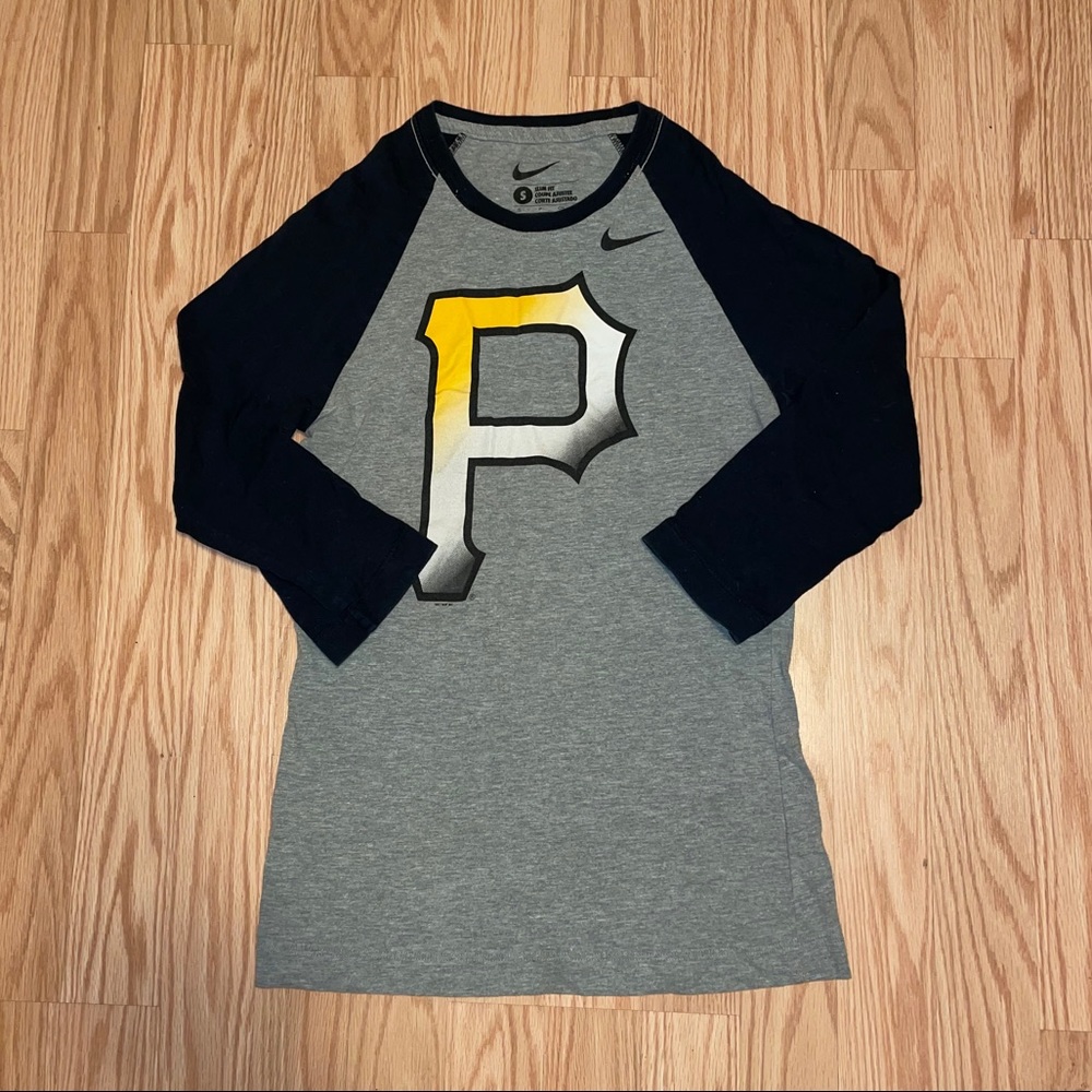 Black and Gray Pittsburgh Pirates Top - Small